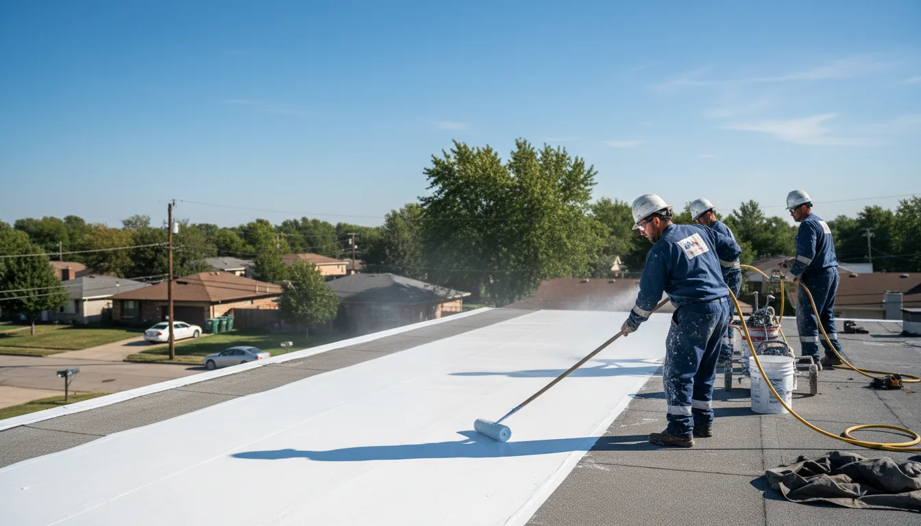 Commercial roof coating in Beebe, AR near me